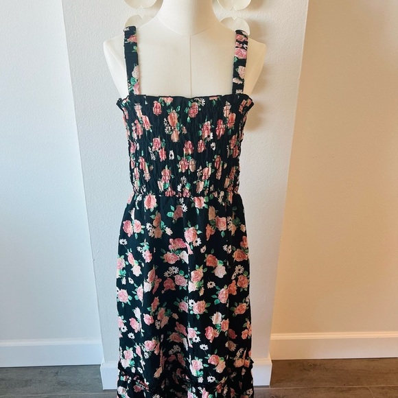 Dividend Smock Dress Large - Picture 2 of 9